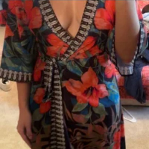 Jealous Tomato Wrap Sexy Plunge Dress M - Picture 2 of 2
